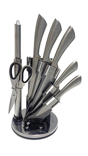 Royalty Line Knife Set, Edelstahl, grau/weiß von Royalty Line