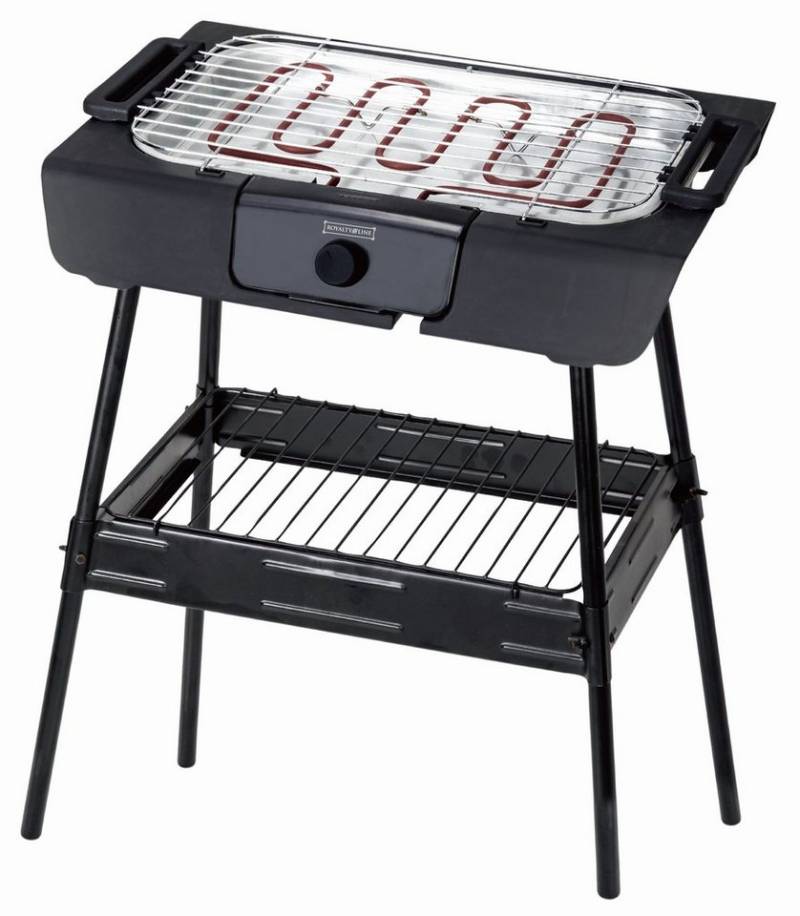Royalty Line Standgrill Elektrischer BBQ Standgrill Tischgrill Garten Balkon Grill ROYALTY, 2000 W von Royalty Line