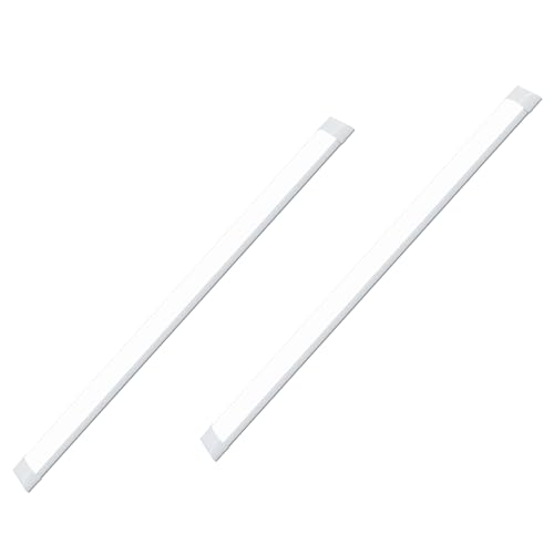 Royana 2 Pack 30CM LED Feuchtraumleuchte, 10W 1000LM LED Röhre Dimmbar Leuchte, 3000K/4000K/6000K LED Röhrenlampe, IP54 Wasserfest LED Deckenleuchte für Badzimmer Wohnzimmer Werkstatt Küche Lager von Royana