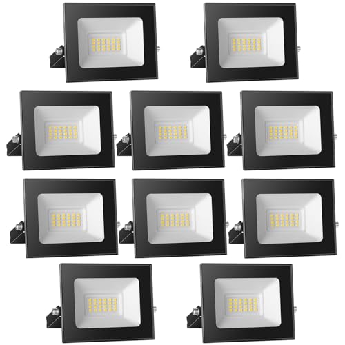 Royana 20W 12V LED Fluter Strahler Scheinwerfer 12 Volt Blanc Froid Flutlicht IP65 von Royana