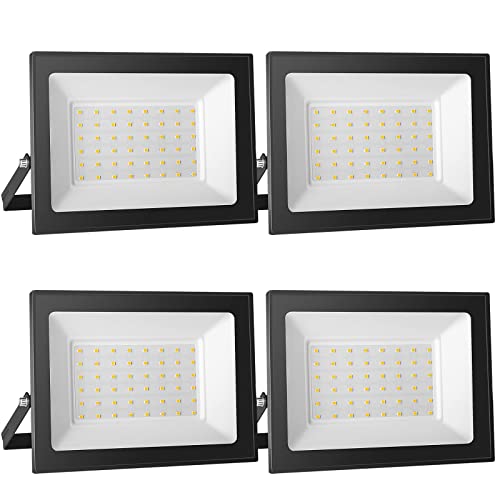 Royana 50W LED Strahler Außen, 6000K KühlesWeiß LED Scheinwerfer LED Aussenstrahler, 5000LM Superhell LED Fluter LED Außenleuchte IP65 Wasserdicht Flutlicht LED Strahler Innen Aussenlampe Beleuchtung von Royana