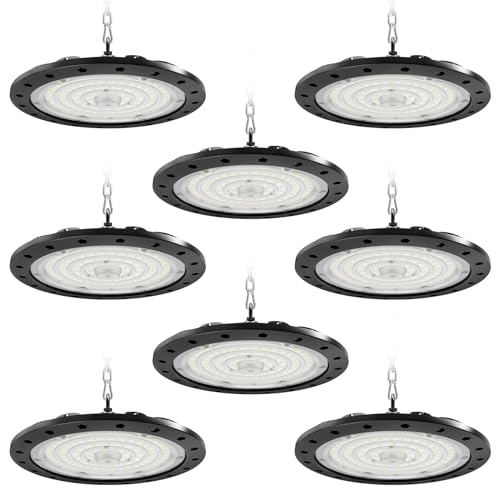 Royana Led High Bay Licht Industrielampe Strahler - 4000k Ip65 Wasserdicht Hallenstrahler: für Bibliotheken, Logistiklagern, Kühllagern von Royana