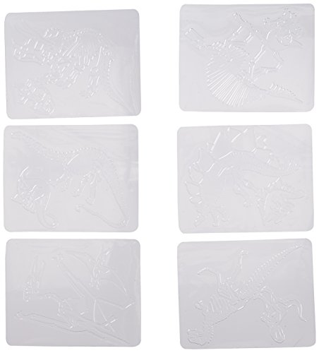 Roylco R5823 17,8 x 22,9 cm Dinosaurier-Reibteller, 6 Stück Roylco R5823 17,8 x 22,9 cm Dinosaurier-Reibteller, 6 Stück von Roylco