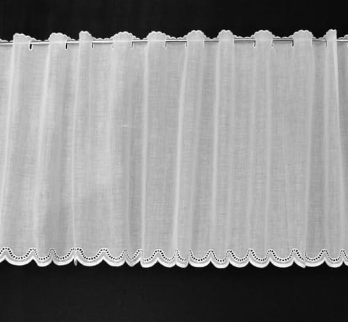 Scheibengardinen 56 - 89 cm hoch 4.13 Net Curtain / Pane Curtain - Half Curtains 22.44 High von Roytex