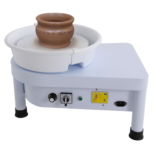 Royyalpa Keramikmaschine Töpferscheibe Mini-Töpfermaschine für Anfänger und Kinder, 250W Motor, 0-300rpm, 30cm Drehscheibe, 20kg Tonkapazität, ideal für DIY, Schulunterricht und Töpferwerkstätten Royyalpa Keramikmaschine Töpferscheibe Mini-Töpfermaschine für Anfänger und Kinder, 250W Motor, 0-300rpm, 30cm Drehscheibe, 20kg Tonkapazität, ideal für DIY, Schulunterricht und Töpferwerkstätten von Royyalpa