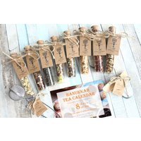 8 Night Of Tea Chanukka-Kalender, Einzigartiges Chanukka-Geschenkset, Geschenk Für Teeliebhaber, Feiertagsgeschenkset, Happy Chanukka von RozaliaCrafts