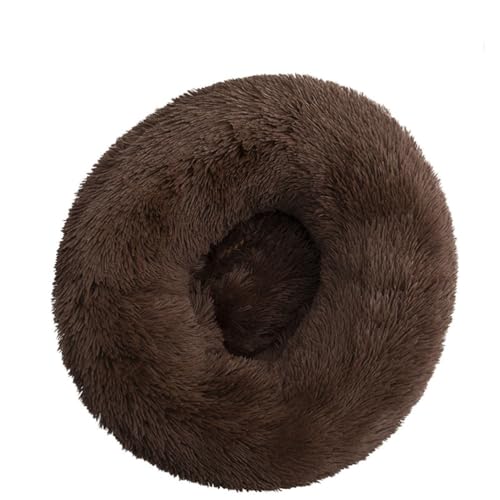 Rozhuhro Katzenbett Hundebett Sofa Donut-Zwinger, warmes rundes Haustierbett Plüsch, weiche beruhigende Betten Plüsch mit Rutschfester Unterseite, für Welpen Kätzchen kleine Haustiere,Braun,40CM Rozhuhro Katzenbett Hundebett Sofa Donut-Zwinger, warmes rundes Haustierbett Plüsch, weiche beruhigende Betten Plüsch mit Rutschfester Unterseite, für Welpen Kätzchen kleine Haustiere,Braun,40CM von Rozhuhro