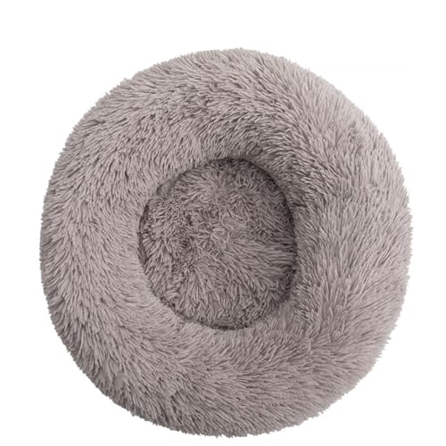 Rozhuhro Katzenbett Hundebett Sofa Donut-Zwinger, warmes rundes Haustierbett Plüsch, weiche beruhigende Betten Plüsch mit Rutschfester Unterseite, für Welpen Kätzchen kleine Haustiere,Grau,50CM Rozhuhro Katzenbett Hundebett Sofa Donut-Zwinger, warmes rundes Haustierbett Plüsch, weiche beruhigende Betten Plüsch mit Rutschfester Unterseite, für Welpen Kätzchen kleine Haustiere,Grau,50CM von Rozhuhro