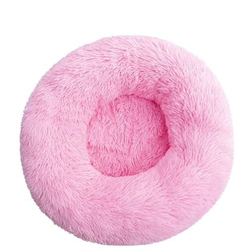 Rozhuhro Katzenbett Hundebett Sofa Donut-Zwinger, warmes rundes Haustierbett Plüsch, weiche beruhigende Betten Plüsch mit Rutschfester Unterseite, für Welpen Kätzchen kleine Haustiere,Rosa,100CM Rozhuhro Katzenbett Hundebett Sofa Donut-Zwinger, warmes rundes Haustierbett Plüsch, weiche beruhigende Betten Plüsch mit Rutschfester Unterseite, für Welpen Kätzchen kleine Haustiere,Rosa,100CM von Rozhuhro