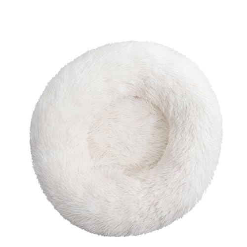 Rozhuhro Katzenbett Hundebett Sofa Donut-Zwinger, warmes rundes Haustierbett Plüsch, weiche beruhigende Betten Plüsch mit Rutschfester Unterseite, für Welpen Kätzchen kleine Haustiere,Weiß,40CM Rozhuhro Katzenbett Hundebett Sofa Donut-Zwinger, warmes rundes Haustierbett Plüsch, weiche beruhigende Betten Plüsch mit Rutschfester Unterseite, für Welpen Kätzchen kleine Haustiere,Weiß,40CM von Rozhuhro