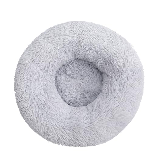 Rozhuhro Katzenbett Hundebett Sofa Donut-Zwinger, warmes rundes Haustierbett Plüsch, weiche beruhigende Betten mit Rutschfester Unterseite, für Welpen Kätzchen kleine Haustiere,Dark Gray,60CM Rozhuhro Katzenbett Hundebett Sofa Donut-Zwinger, warmes rundes Haustierbett Plüsch, weiche beruhigende Betten mit Rutschfester Unterseite, für Welpen Kätzchen kleine Haustiere,Dark Gray,60CM von Rozhuhro