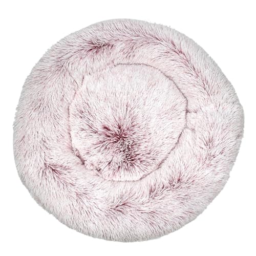 Rozhuhro Katzenbett Hundebett Weiches Langes Plüsch Rundes Haustierbett, Warmes Beruhigendes Hundebett Flauschiges Plüsch-Haustiersofa, Gemütliche Matratze Plüsch-Haustierkissen,Rose red,80CM Rozhuhro Katzenbett Hundebett Weiches Langes Plüsch Rundes Haustierbett, Warmes Beruhigendes Hundebett Flauschiges Plüsch-Haustiersofa, Gemütliche Matratze Plüsch-Haustierkissen,Rose red,80CM von Rozhuhro