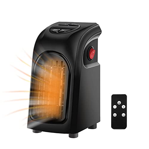 Steckdosen Heizlüfter mit Fernbedienung, Rppiup Mini Heizlüfter 400W, Mini Steckdosen Heizlüfter, Mobiler Heizlüfter mit 12h Timer, Mini Elektroheizung für Haus, Badezimmer, Kinderzimmer, Camping Steckdosen Heizlüfter mit Fernbedienung, Rppiup Mini Heizlüfter 400W, Mini Steckdosen Heizlüfter, Mobiler Heizlüfter mit 12h Timer, Mini Elektroheizung für Haus, Badezimmer, Kinderzimmer, Camping von Rppiup