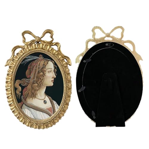 Bilderrahmen Bilderschutz 1 Stück Vintage Bilderrahmen Europäische Retro Schleife Fotorahmen Retro Art Decor Vintage Design für Tischplatte und Wand Display von Rproonay