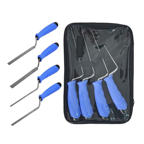 Fingerspachtel aus Edelstahl, ergonomischer Griff, 31 x 21 x 4 cm, Mörtelkelle, Set, Stuckanwendungswerkzeuge, Komfort, für Baurenovierung von Rproonay