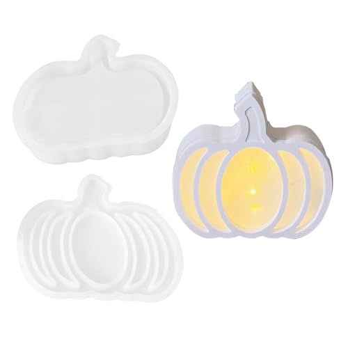 Herbst-Silikonformen, flexible Struktur, 2 Stück, Kerzenherstellung, Silikon-Kürbis-Bastelwerkzeug, für Herbstdekoration, Hochzeiten, Urlaub oder Partys Herbst-Silikonformen, flexible Struktur, 2 Stück, Kerzenherstellung, Silikon-Kürbis-Bastelwerkzeug, für Herbstdekoration, Hochzeiten, Urlaub oder Partys von Rproonay