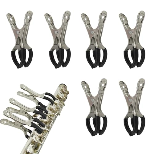 Poolabdeckungs-Clips, Edelstahl-Saxophon-Schlüsselklemmen – Saxophonteile für Netz-Innenräume, Schwimmwanne, Spa-Isolierung, Winter von Rproonay