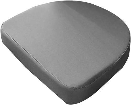 Rr tianshi Wasserdichtes U-förmiges Stuhl-Sitz-Kissen, Outdoor & Indoor, 48x48x5cm, Weicher Schaum, Grau von Rr tianshi