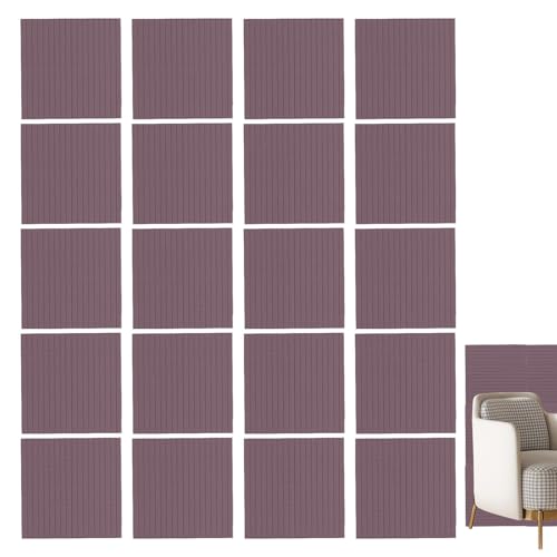 Rrlihjgu 3D-Wanddekoration, 3D- -Tapete, 3D-Wandpaneele aus Schaumstoff, 20 Stück, strukturierte Wanddekoration, selbstklebend von Rrlihjgu