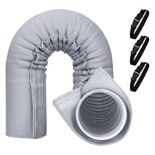 Rrlihjgu Abdeckung für Klimaanlagenschlauch, Isolierung für tragbaren Schlauch für Klimaanlagen, flexibel, isoliert, für 15,2 cm und 12,7 cm Durchmesser Rrlihjgu Abdeckung für Klimaanlagenschlauch, Isolierung für tragbaren Schlauch für Klimaanlagen, flexibel, isoliert, für 15,2 cm und 12,7 cm Durchmesser von Rrlihjgu