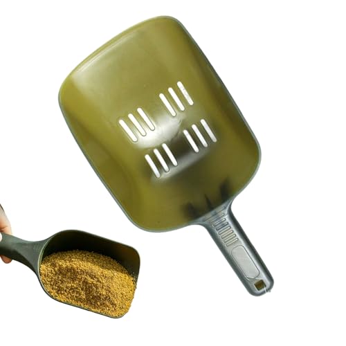 Rrlihjgu Angelköder Schaufel - Karpfenköderlöffel Mit Ablauflöchern | Tragbares Angelzubehör Für Outdoor Kajak Camping Süßwasser Angeln Boot von Rrlihjgu