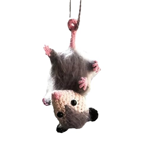 Rrlihjgu Auto-Innenanhänger-Dekoration,Opossum-Autoanhänger - Aufhängungs-Auto-Charme | Entzückende Opossum-Autodekoration – Auto-Accessoire, einzigartiges Rückspiegel-Zubehör, handgefertigt, Rrlihjgu Auto-Innenanhänger-Dekoration,Opossum-Autoanhänger - Aufhängungs-Auto-Charme | Entzückende Opossum-Autodekoration – Auto-Accessoire, einzigartiges Rückspiegel-Zubehör, handgefertigt, von Rrlihjgu