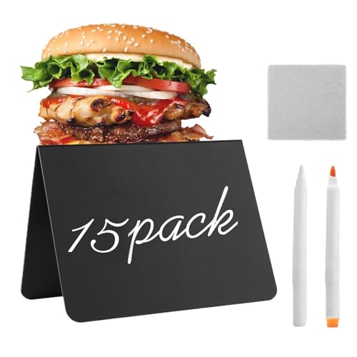 Rrlihjgu Buffet Food Labels, Kreidebrett -Lebensmitteletiketten,15x kleines Blackboard -Tischschild | Event -Dekoration für Tischeinstellungen, Sammeln von Vorräten zum Feiern Rrlihjgu Buffet Food Labels, Kreidebrett -Lebensmitteletiketten,15x kleines Blackboard -Tischschild | Event -Dekoration für Tischeinstellungen, Sammeln von Vorräten zum Feiern von Rrlihjgu