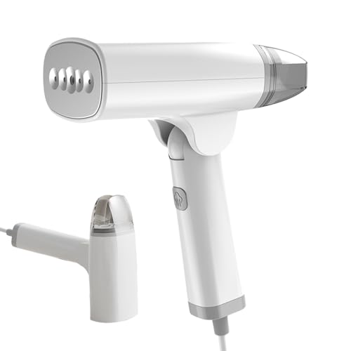 Rrlihjgu Dampfmaschine für Reisen, kompakt, zusammenklappbar, mit Stoffpresse, Bettwäsche, Bettdecken und Hemden von Rrlihjgu