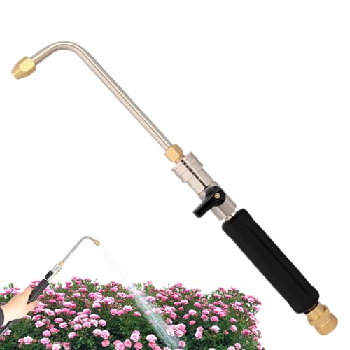 Rrlihjgu Druckstarkes Gartenschlauch-Sprühgerät, Wasserschlauch Hochdruckreiniger, Tragbarer Multifunktions Sprühreiniger Für Auto Fensterreinigung Terrassen Bereiche Pflanzen von Rrlihjgu