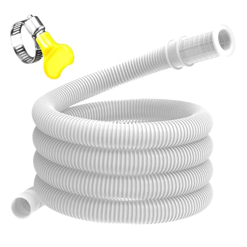 Rrlihjgu Entwässerungsschlauch Für Entfeuchter Im Innenbereich - Ersatzschlauch Für Klimaanlage Mit Klemme - Flexibler Schlauch Zur Wasserableitung Und Kondensatableitung Für Split-Klimaanlagen Und von Rrlihjgu