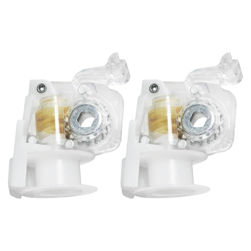 Rrlihjgu Ersatz-Kippmechanismus für Rollläden, Kippmechanismus mit Sechskantstange für Metalljalousien (2 Stück), niedrige Neigungsstange zur Modernisierung von Fenstern von Rrlihjgu