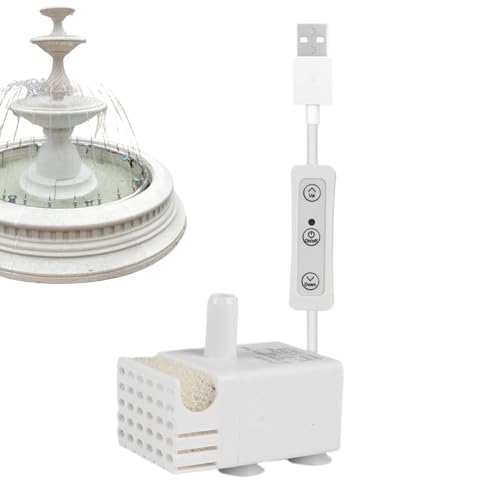 Rrlihjgu Ersatzpumpe für Katzen, leise, Tauchpumpe, für Trinkbrunnen, Haustiere und kleine Teiche Rrlihjgu Ersatzpumpe für Katzen, leise, Tauchpumpe, für Trinkbrunnen, Haustiere und kleine Teiche von Rrlihjgu