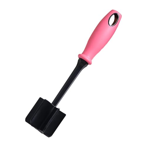 Rrlihjgu Fleischwolf für Hackfleisch, hitzebeständiger Fleischwolf, Hackfleischzerkleinerer mit 6 gebogenen Klingen, hitzebeständig, Fleischspatel von Rrlihjgu