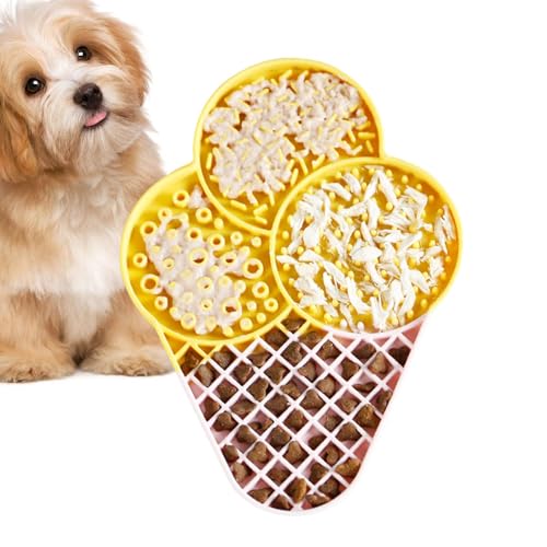 Rrlihjgu Futternapf für Hunde mit langsamem Füttern, langsame Futterspender für Hunde, langsames Füttern, Silikonnapf für Katzen, langsame Futterschale in Form Rrlihjgu Futternapf für Hunde mit langsamem Füttern, langsame Futterspender für Hunde, langsames Füttern, Silikonnapf für Katzen, langsame Futterschale in Form von Rrlihjgu