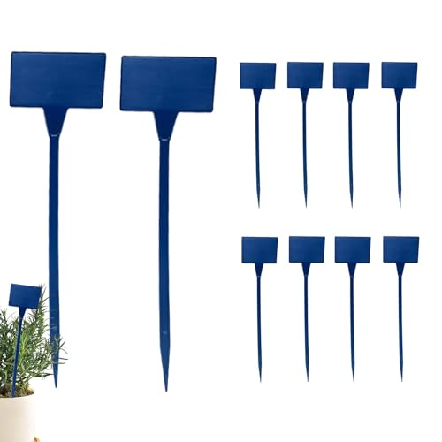 Rrlihjgu Gartenetiketten, Gartenpflanzenetiketten | Sukkulentenschilder, wasserdichte Gartenstecker für Blumen in Töpfen, Set mit 10 Gemüsemarkern von Rrlihjgu
