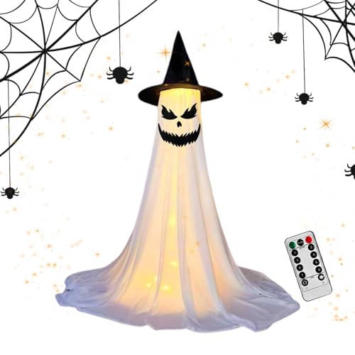 Rrlihjgu Halloween-Dekoration für den Außenbereich, beleuchteter Geist, Dekoration für den Außenbereich, für Garten, Friedhof, verzaubertes Haus Rrlihjgu Halloween-Dekoration für den Außenbereich, beleuchteter Geist, Dekoration für den Außenbereich, für Garten, Friedhof, verzaubertes Haus von Rrlihjgu
