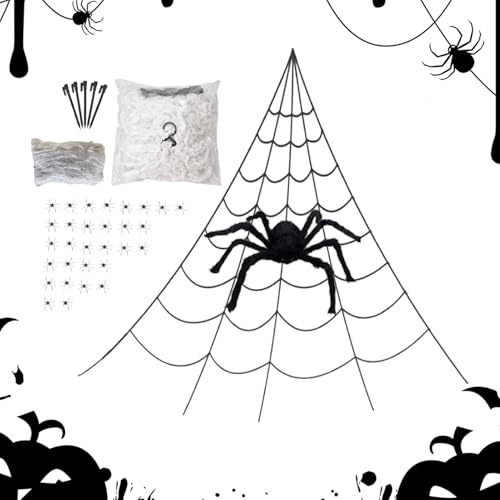 Rrlihjgu Halloween Spinne - Behaarte Spinnen Elastische Spinnweben | Halloween Deko Für Innen- Und Außenbereich Gartenparty Zuhause Terrasse Und Gruselhaus Rrlihjgu Halloween Spinne - Behaarte Spinnen Elastische Spinnweben | Halloween Deko Für Innen- Und Außenbereich Gartenparty Zuhause Terrasse Und Gruselhaus von Rrlihjgu