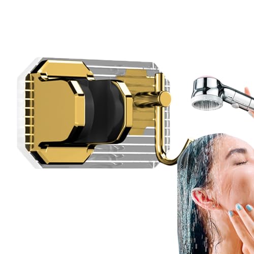 Rrlihjgu Handbrausehalter, Duschkopfhalterung mit Saugnapf, verstellbare Acryl-Duschkopfhalterung mit Haken – Halterung für Handbrausekopf Rrlihjgu Handbrausehalter, Duschkopfhalterung mit Saugnapf, verstellbare Acryl-Duschkopfhalterung mit Haken – Halterung für Handbrausekopf von Rrlihjgu