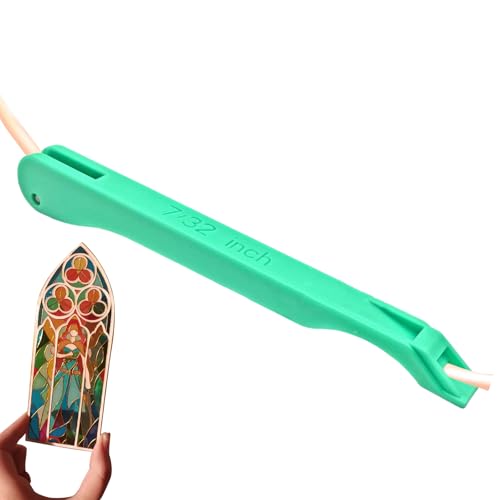 Rrlihjgu Handfolienwerkzeug für Glasfenster, Kupferfolienwerkzeug für Buntglasfenster, Handabroller aus Kupferfolienband, Heißprägewerkzeug von Rrlihjgu