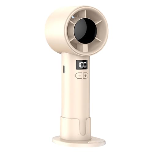 Rrlihjgu Handventilator | Persönlicher Reiseventilator – Kühlgerät 100 Geschwindigkeiten Windgebläse Rutschfester Griff Ventilador für Freunde Camping Reisen Geburtstag Ausflug Urlaub Outdoor von Rrlihjgu
