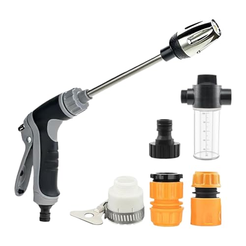 Rrlihjgu Hochdruckreiniger, rotierende Düse für Gartenschlauch, Outdoor-Ausrüstung für Bad, Garage und Garten von Rrlihjgu