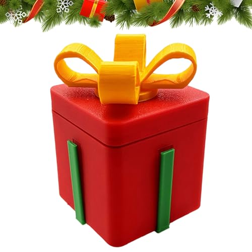 Rrlihjgu Hochziehbare Weihnachtsbox,3D Gedruckte Weihnachtsschmuck Dekobox | Lustige Figuren Für Wohnung Eingangsbereich Indoor Schlafzimmer Wohnzimmer Kamin Bar Schminktisch Party Geburtstag von Rrlihjgu