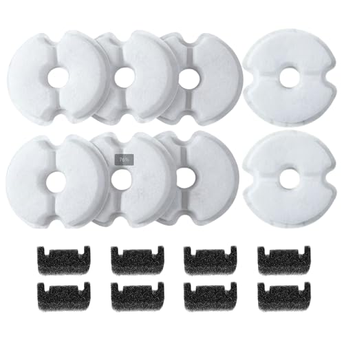 Rrlihjgu Katzenbrunnenfilter | Automatischer Trinkbrunnenfilter Für Haustiere - Einstellbare Wasserfilter Teile für Hunde und Katzen für den Hausgebrauch von Rrlihjgu