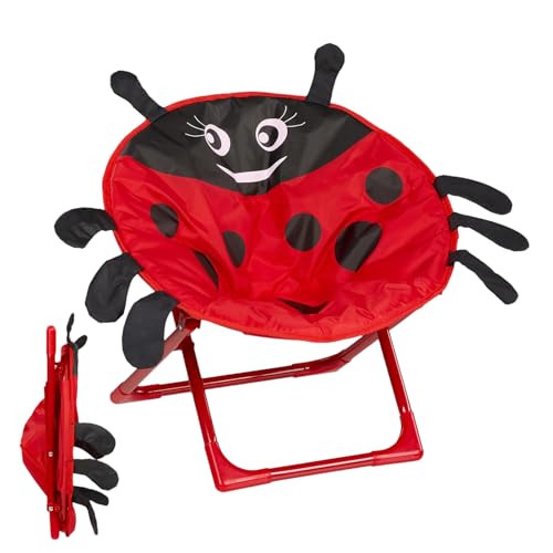 Rrlihjgu Kinder Outdoor Stühle Klappbar | Ladybug Bequemer Campingstuhl Kinder | Klappbarer Sitz Mit Rückenlehne Tragbare Möbel Für Camping Ausflüge Picknick Rrlihjgu Kinder Outdoor Stühle Klappbar | Ladybug Bequemer Campingstuhl Kinder | Klappbarer Sitz Mit Rückenlehne Tragbare Möbel Für Camping Ausflüge Picknick von Rrlihjgu
