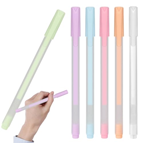 Rrlihjgu Klebestifte für Kartenbasteln - Kugelschreiber Schnelltrocknender Kleber | 6 Stück Roller-Spitzen Klebegerät mit Clip-Verschluss für Grußkartenherstellung von Rrlihjgu