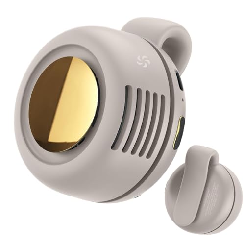 Rrlihjgu Klemmventilator - Lüfterblattloser Klemmventilator für Hemden,Tragbarer Luftkühler Mit Akku Wiederaufladbares Tragbares Gadget Für Damen Herren Outdoor Reisen Wandern von Rrlihjgu