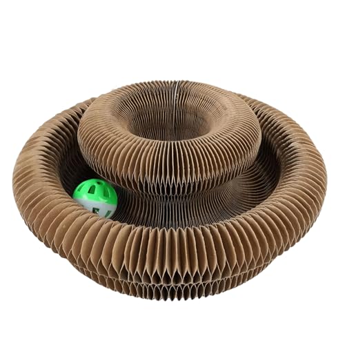 Rrlihjgu Kratzbrett für Katzen | für Kätzchen im Innenbereich | Interaktiver in Orgelform für Bereicherung, Training und Verwendung im Innen- und Außenbereich von Rrlihjgu