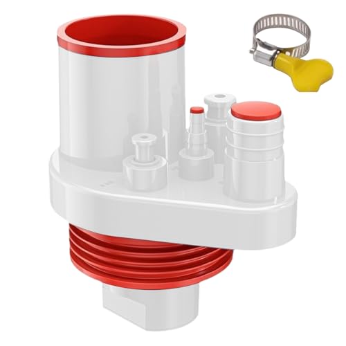 Rrlihjgu Küchenspüle Abflussrohr,Küchenspülen-Rohr | Sewer Adapters For Laundry Room Piping Shower Bathtub Commercial RV Outdoor Bathroom Residential von Rrlihjgu