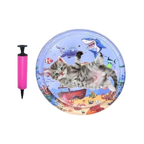 Rrlihjgu Kühlmatte für Katzen, lustiges Wasserbett für Haustiere, Spiel- und Unterhaltungszubehör für Reisen, Schlafen, Sommer, , Pool, Kindergarten Rrlihjgu Kühlmatte für Katzen, lustiges Wasserbett für Haustiere, Spiel- und Unterhaltungszubehör für Reisen, Schlafen, Sommer, , Pool, Kindergarten von Rrlihjgu