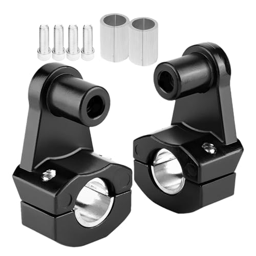 Rrlihjgu Lenkererhöhung, höhenverstellbar, für Lenker, vibrationsfreie Komponenten und Zubehör für Winterfahrten, Motorräder, Geländefahrten und Kreuzfahrten Rrlihjgu Lenkererhöhung, höhenverstellbar, für Lenker, vibrationsfreie Komponenten und Zubehör für Winterfahrten, Motorräder, Geländefahrten und Kreuzfahrten von Rrlihjgu